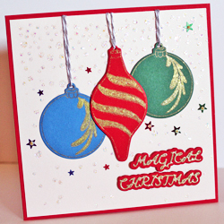 Christmas Ball Card