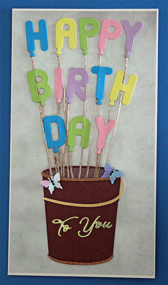 Birthday Balloons Card